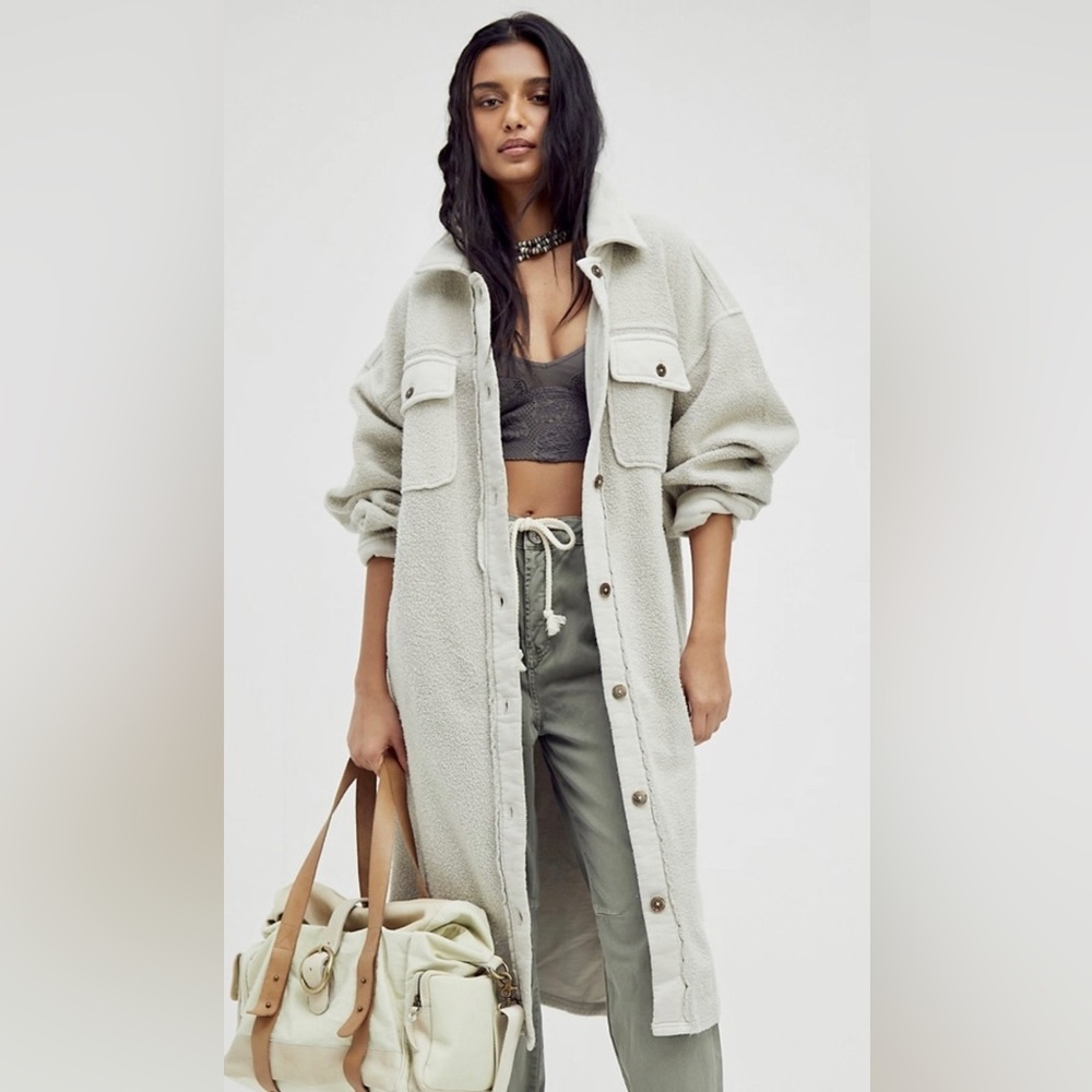 Free People Long Ruby Jacket